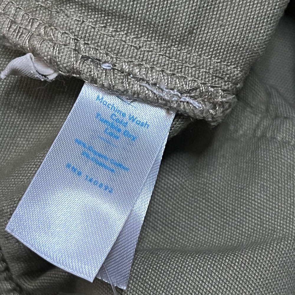 Marine Layer Maya Slim Straight Leg Utility Pants Olive Green Women's Size 4 - Picture 10 of 11